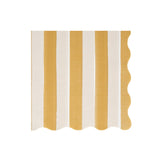 Fall Stripe Large Napkins (x16)