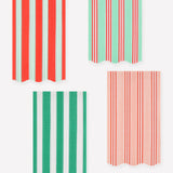 Festive Stripe Guest Towels (x16)