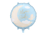 18” Light Blue “Welcome Baby” Foil Balloon