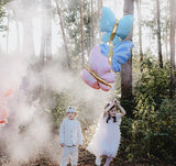 40” Blue Butterfly Foil Balloon