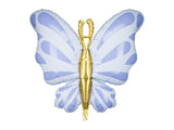 40” Blue Butterfly Foil Balloon