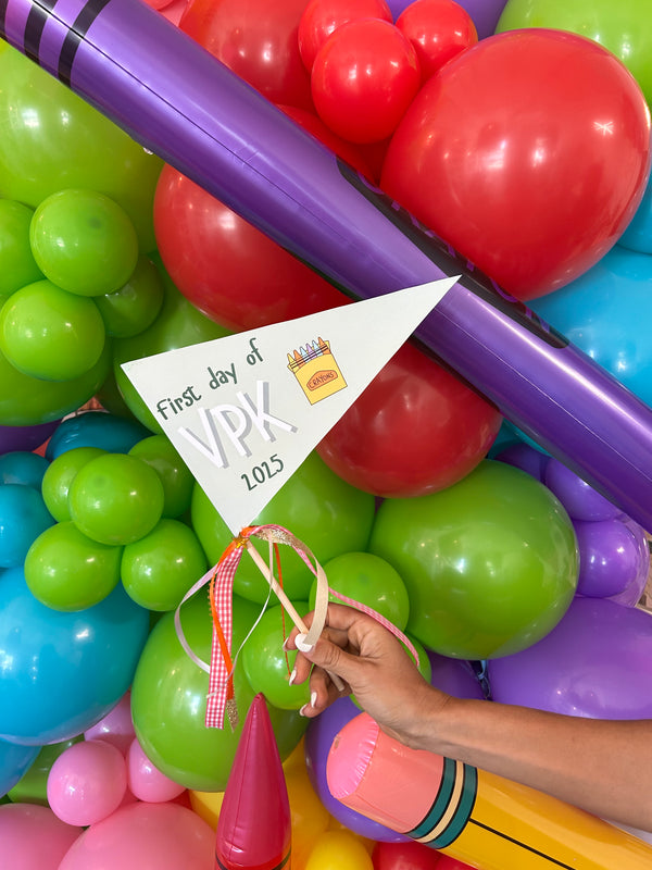 First Day Of School Pennant