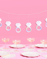 5 Karat Engagement Ring Banner - 3D paper banner