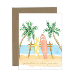 Paradise is With You Love card: White