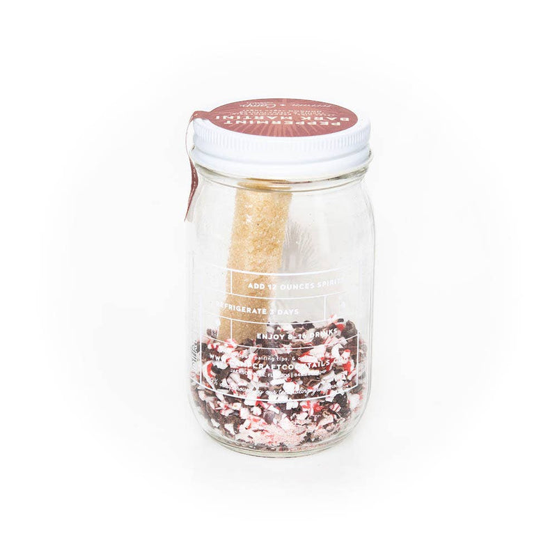 16oz Peppermint Bark Martini Cocktail Infusion Kit