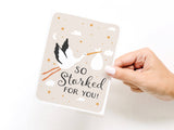 So Storked For You Greeting Card