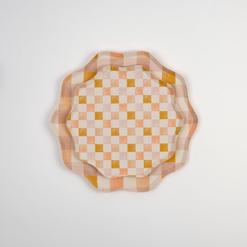 Harmony Plaid Dinner Plates