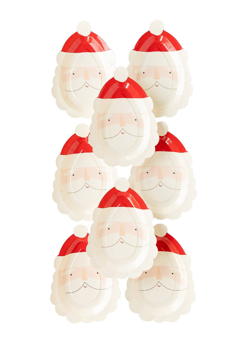 Believe Santa Face Shaped Plate