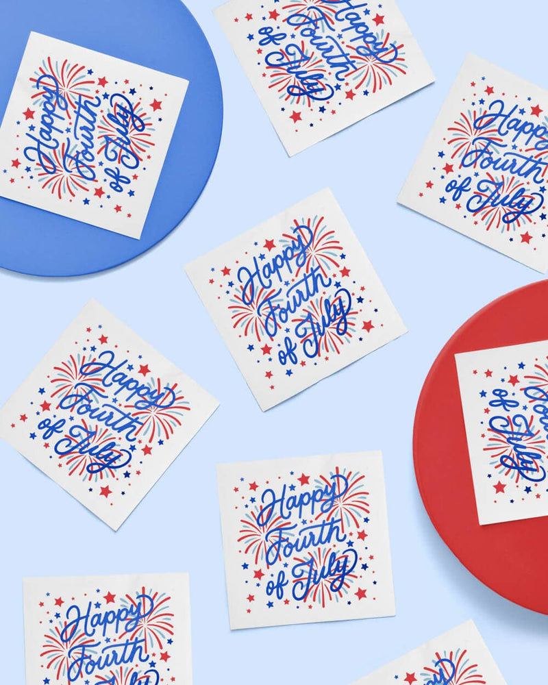 Party In The USA Napkins - 25 foil napkins