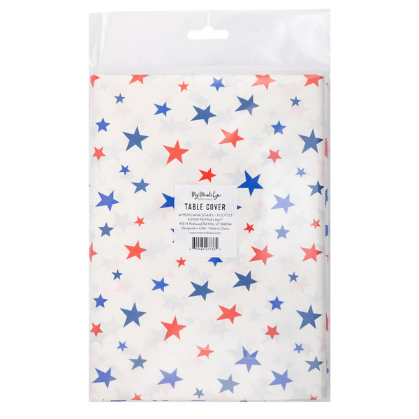 Americana Stars Paper Table Cover