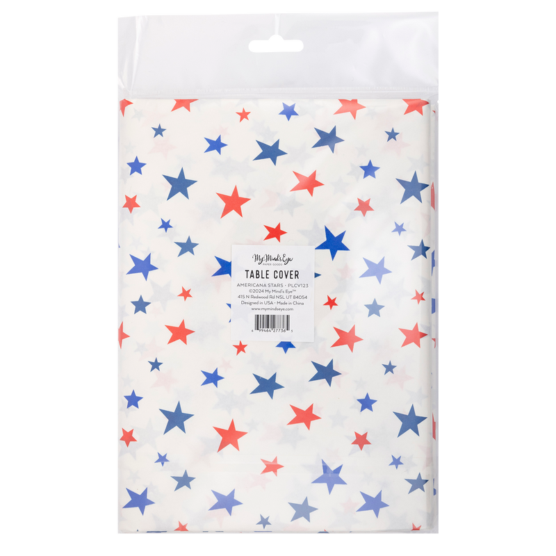 Americana Stars Paper Table Cover