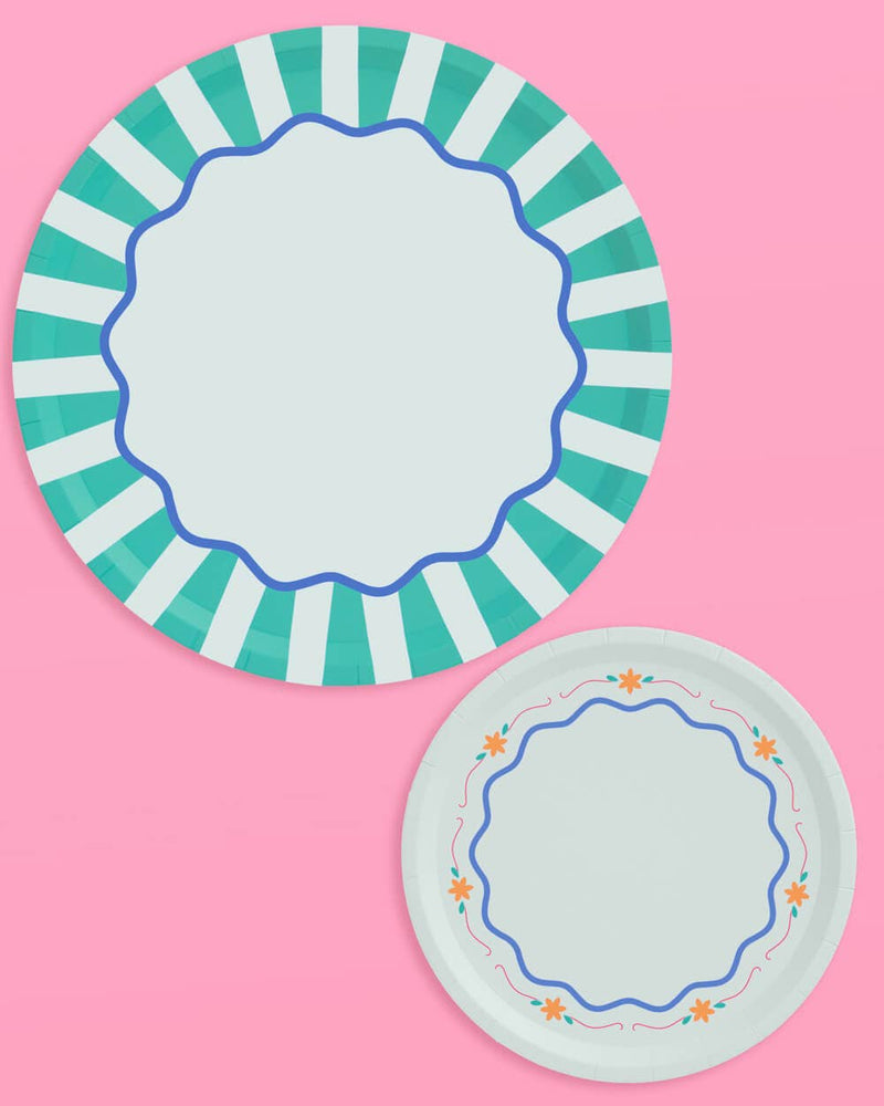 Italian Summer Plates, Bachelorette, Birthday