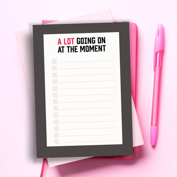 A Lot Going On Funny Taylor Swift Notepad To Do List Planner