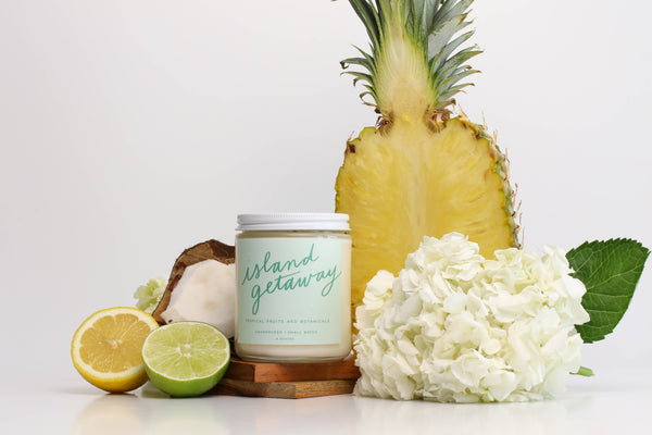 Island Getaway: 8 oz Soy Wax - Small Batch Candles
