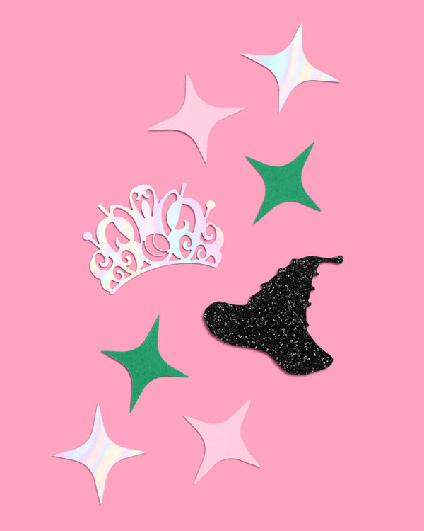 Wicked Witch Confetti - 200 pc confetti kids pink green