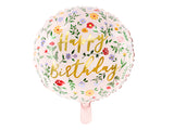 Foil Balloon Light Pink Happy Birthday