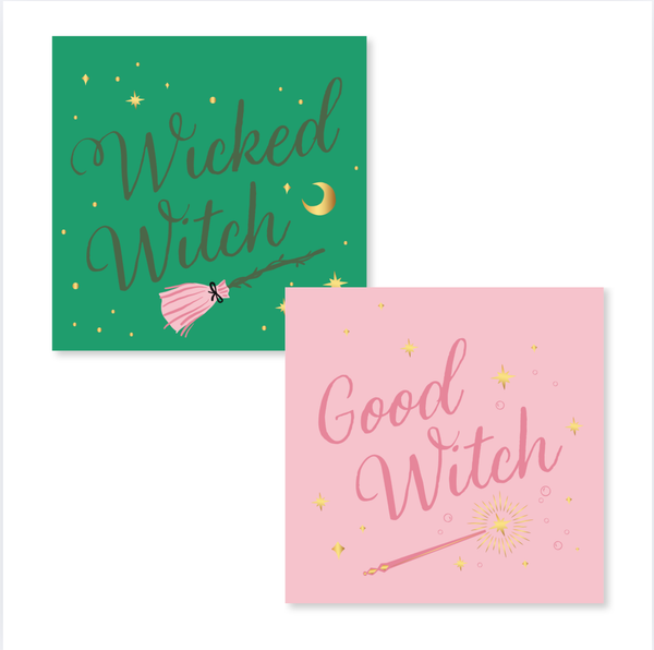 GOOD & WICKED WITCH COCKTAIL NAPKINS