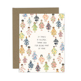 It Takes a Village Card | Thank You Card: White