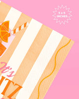 Spritz Napkins | cocktail, bachelorette, bridal, summer