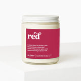 Red Scented Candle: Standard