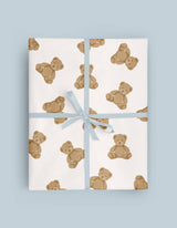 Tossed Teddy Bears Wrapping Paper Roll