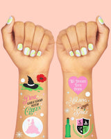 Wicked Witch Emerald City Tats - 50 temporary tattoos, kids