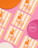 Spritz Napkins | cocktail, bachelorette, bridal, summer