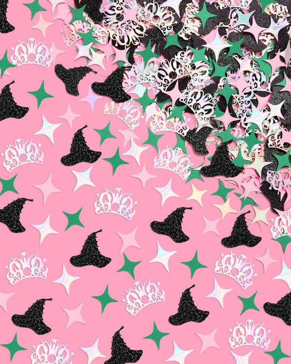 Wicked Witch Confetti - 200 pc confetti kids pink green