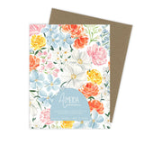 Floral Miss to Mrs. Card | Bridal Shower Card: White