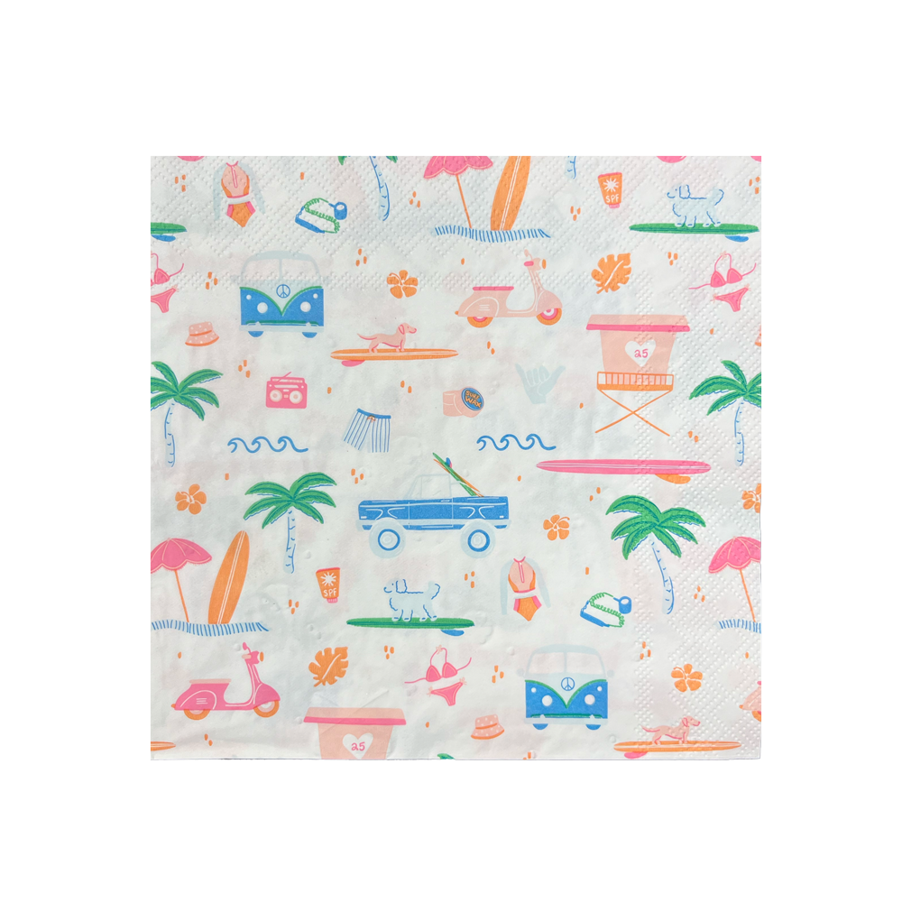 Jollity & Co. + Daydream Society Surf's Up Napkins