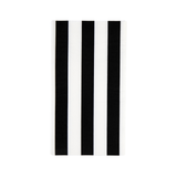 BLACK NOIR CABANA STRIPE GUEST TOWELS