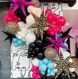Leopard Print Starburst Balloon 40"