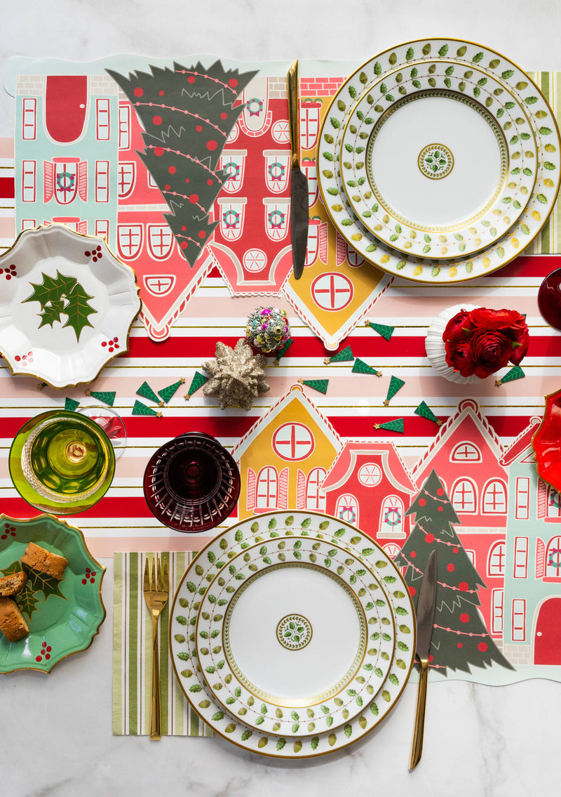 Holiday Village Paper Placemats