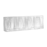 4-Piece Football 2 oz. Acrylic Shot Glass