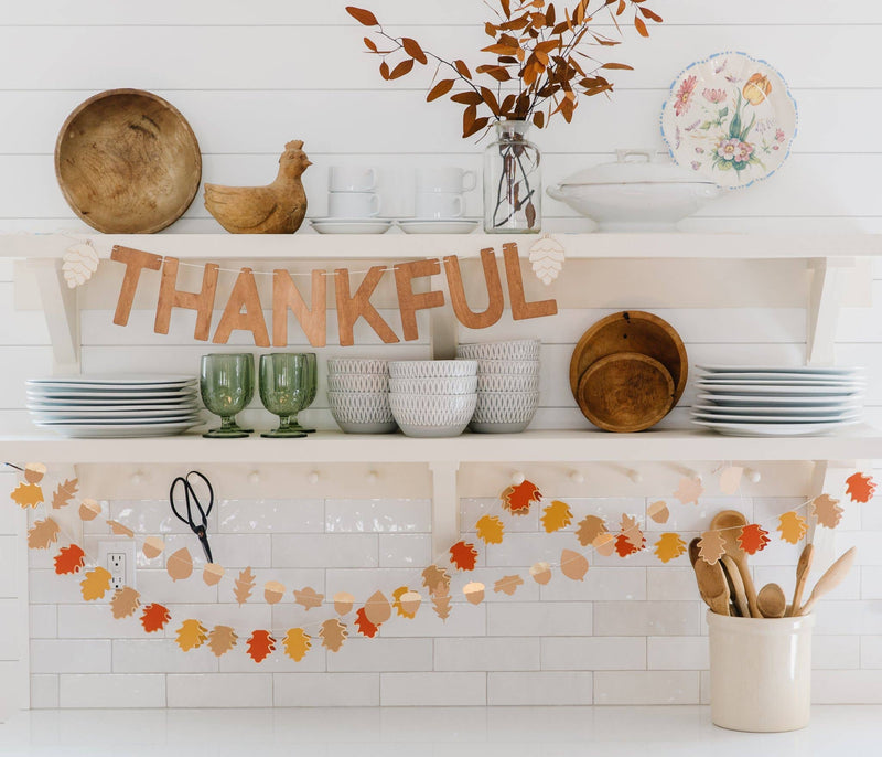 Harvest/ Thanksgiving Wood Thankful Word Banner