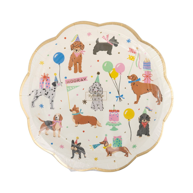 Dog Party Plate