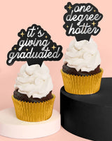 Graduation Toppers - 24 cupcake toppers