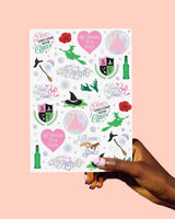 Wicked Witch Emerald City Tats - 50 temporary tattoos, kids
