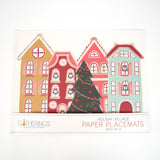 Holiday Village Paper Placemats