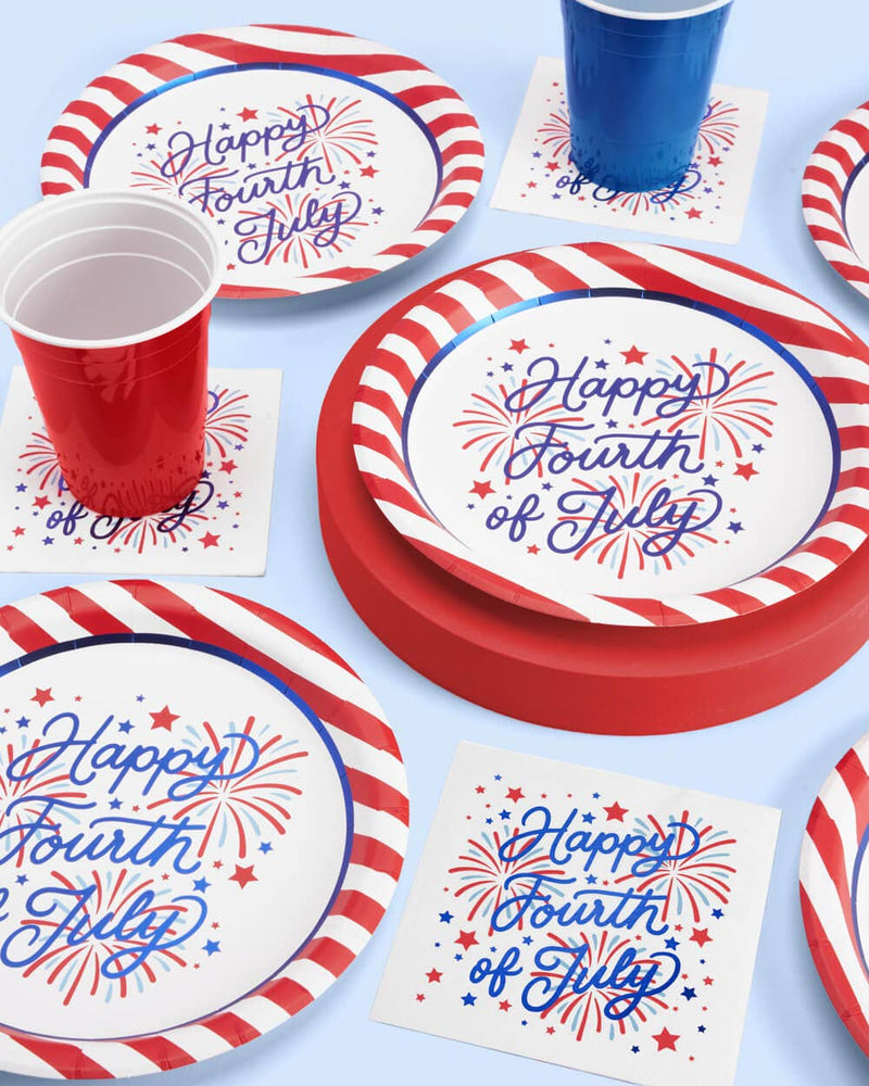 Party In The USA Napkins - 25 foil napkins