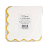 PLGLD25 - Make a Wish Cake Cocktail Napkin