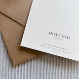 Shells Thank You Greeting Card - Box Set of 6