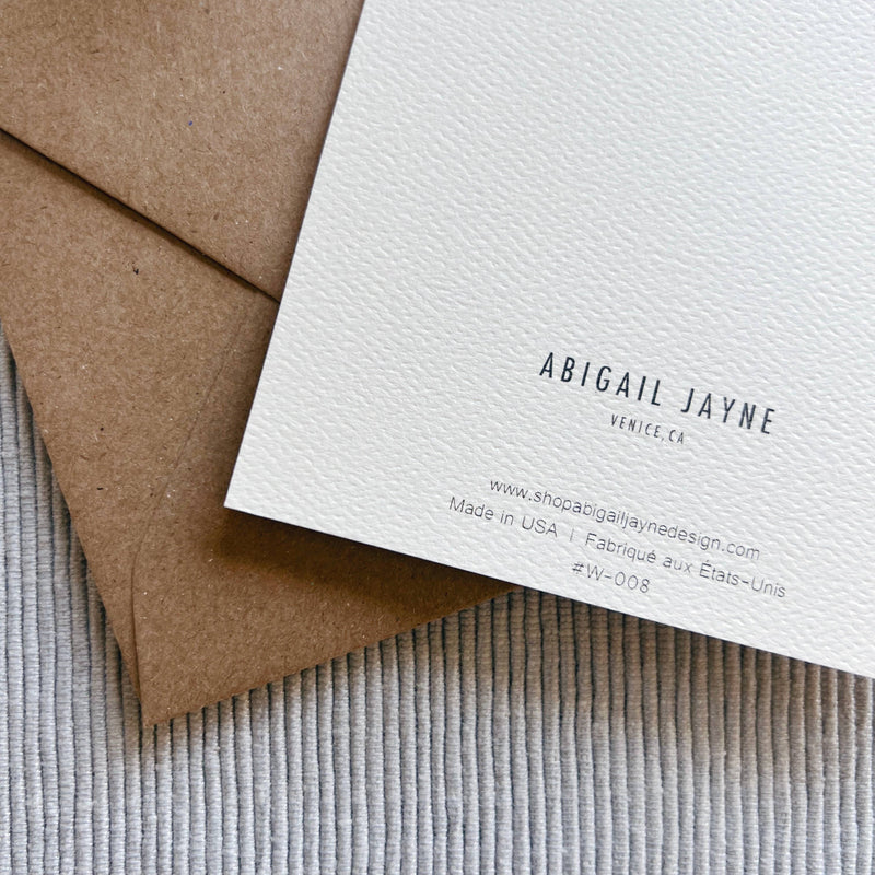 Shells Thank You Greeting Card - Box Set of 6