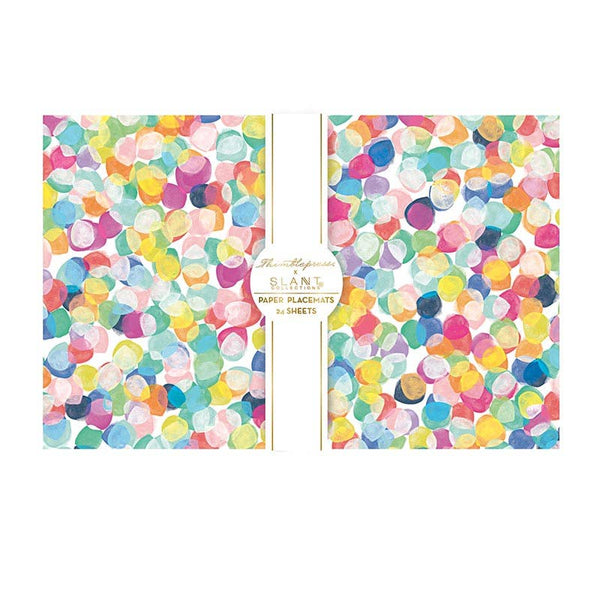 Confetti Paper Placemats X24