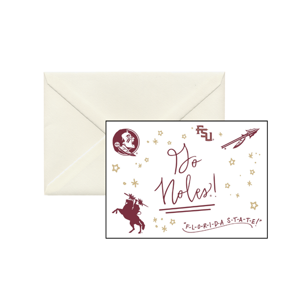 Florida State Confetti Boxed Notecards