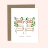 Better Together - Newly Wed Wedding Greeting Card: White