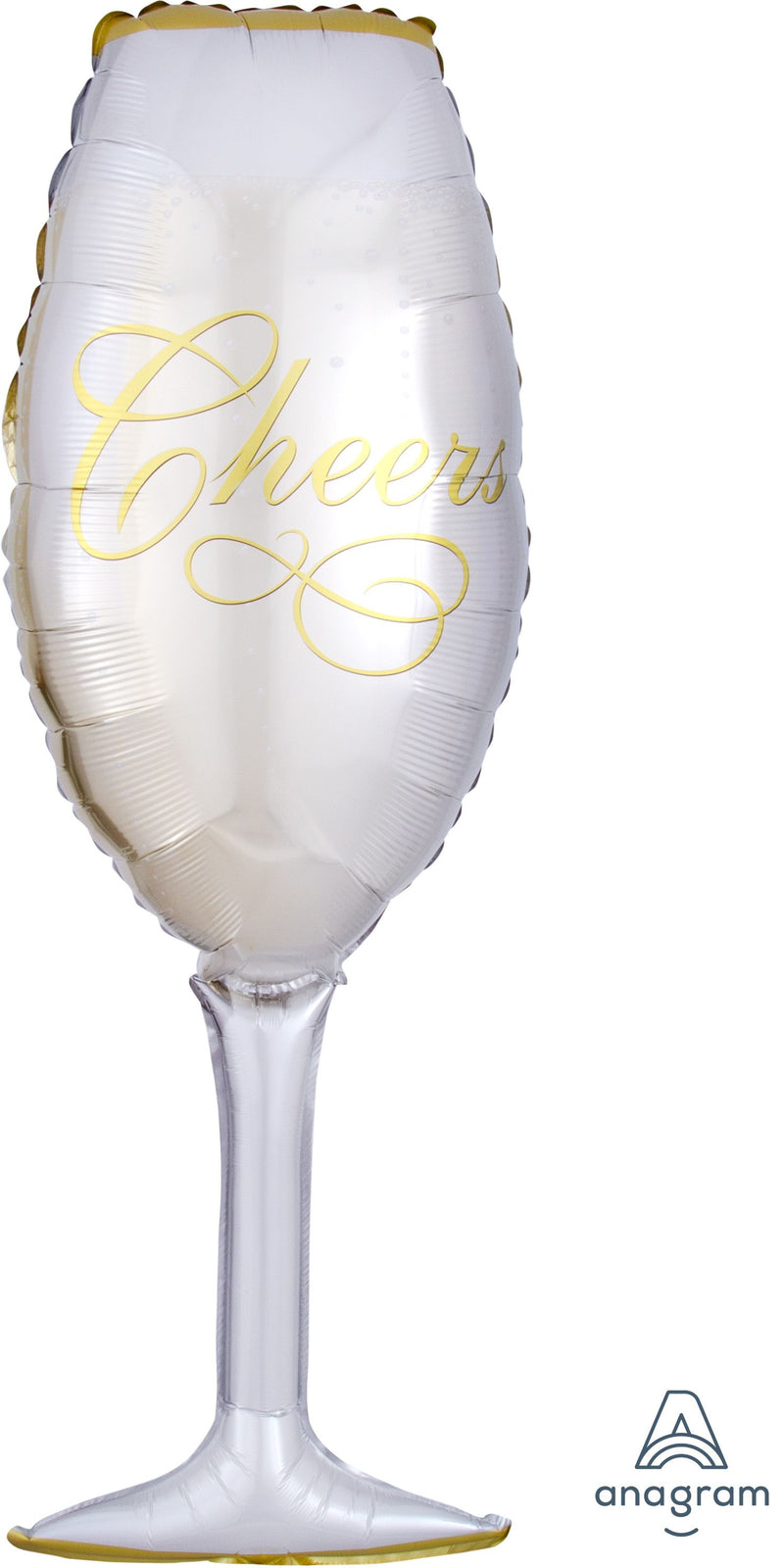 38” SuperShape Champagne Glass Balloon