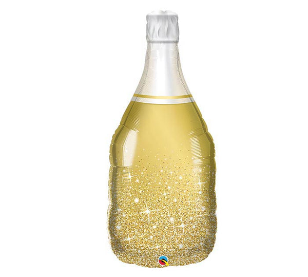 39" Golden Bubbly Wine & Champagne Bottle