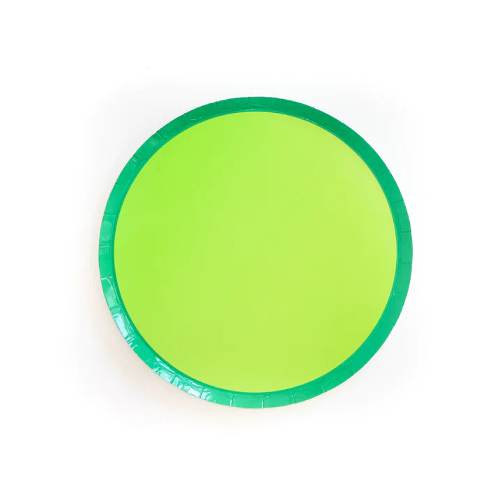 Green Color Block Plate