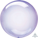 18” Crystal Clearz Purple Balloon